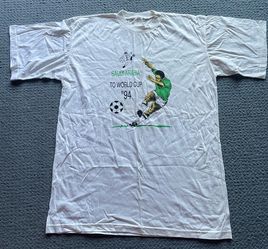 Saudi ‘94 World Cup T-shirt and Button