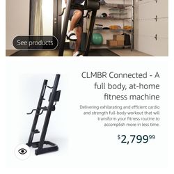 CLMBR Full Body Fitness Machine Climbing Workout Endurance Fitness