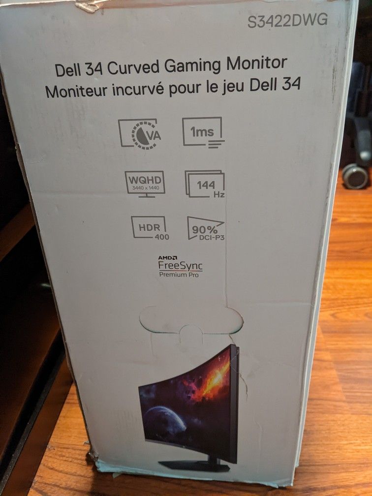 Dell 34 Curved Gaming Monitor