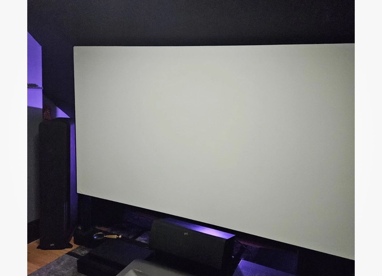 NEW Silver Ticket Products STR Series 6 Piece White 1.1 Gain 120" Diagonal 16:9 Format Projection