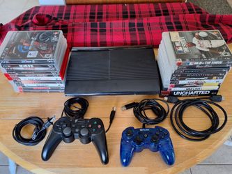 PS3 + 25 Games – GREAT Condition PlayStation 3 with 25+ games included.