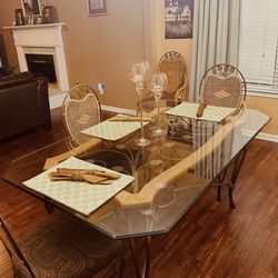 Wicker Dinette Set
