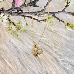 Collar Corazón Mamá 