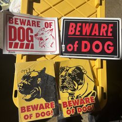 Used dog signs