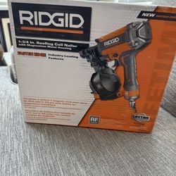 RIDGID Pneumatic 15 Deg. 1-3/4 in. Coil Roofing Nailer
