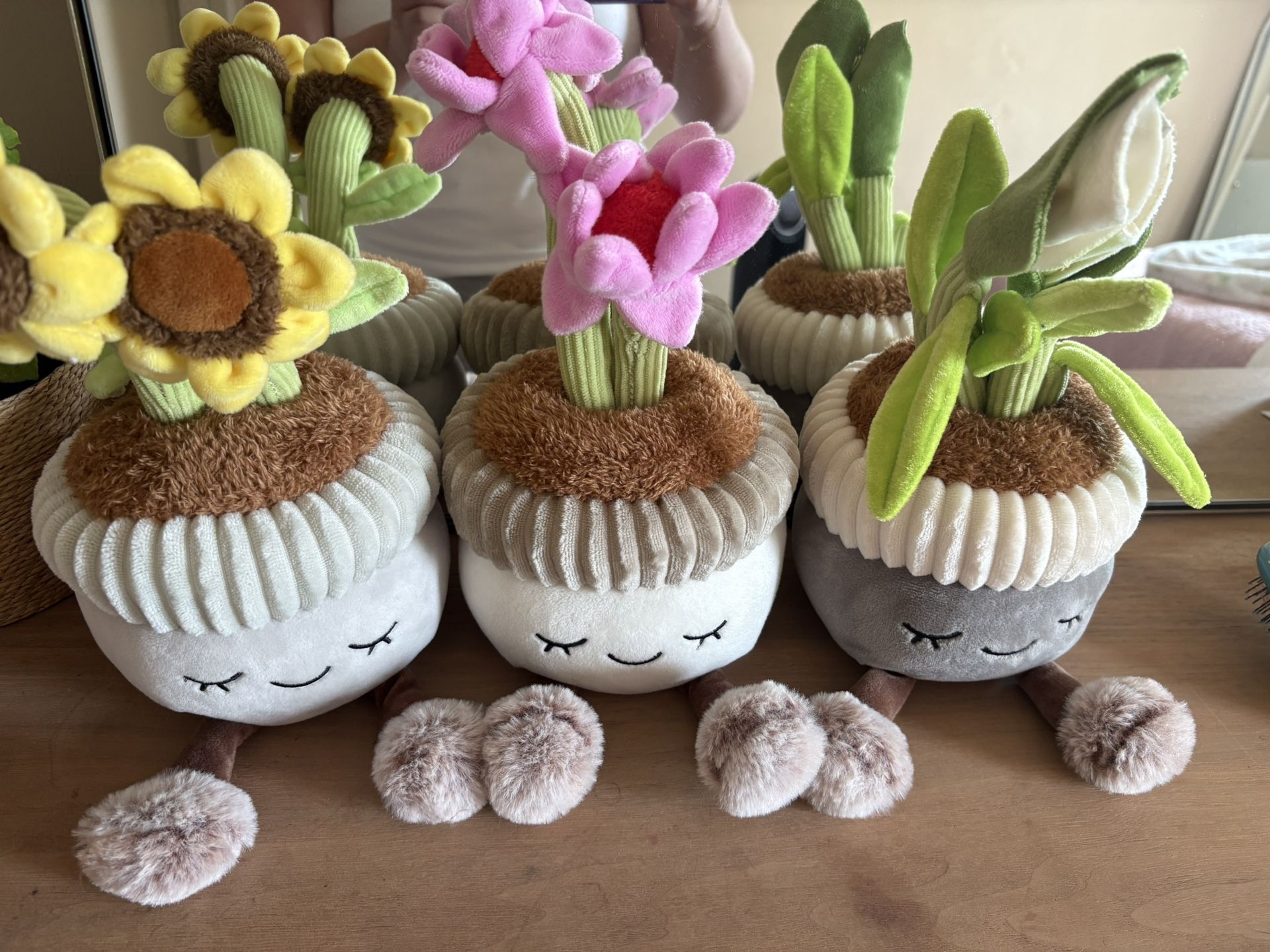 Stuffed Flower Pots