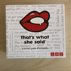 That’s What She Said Board Game