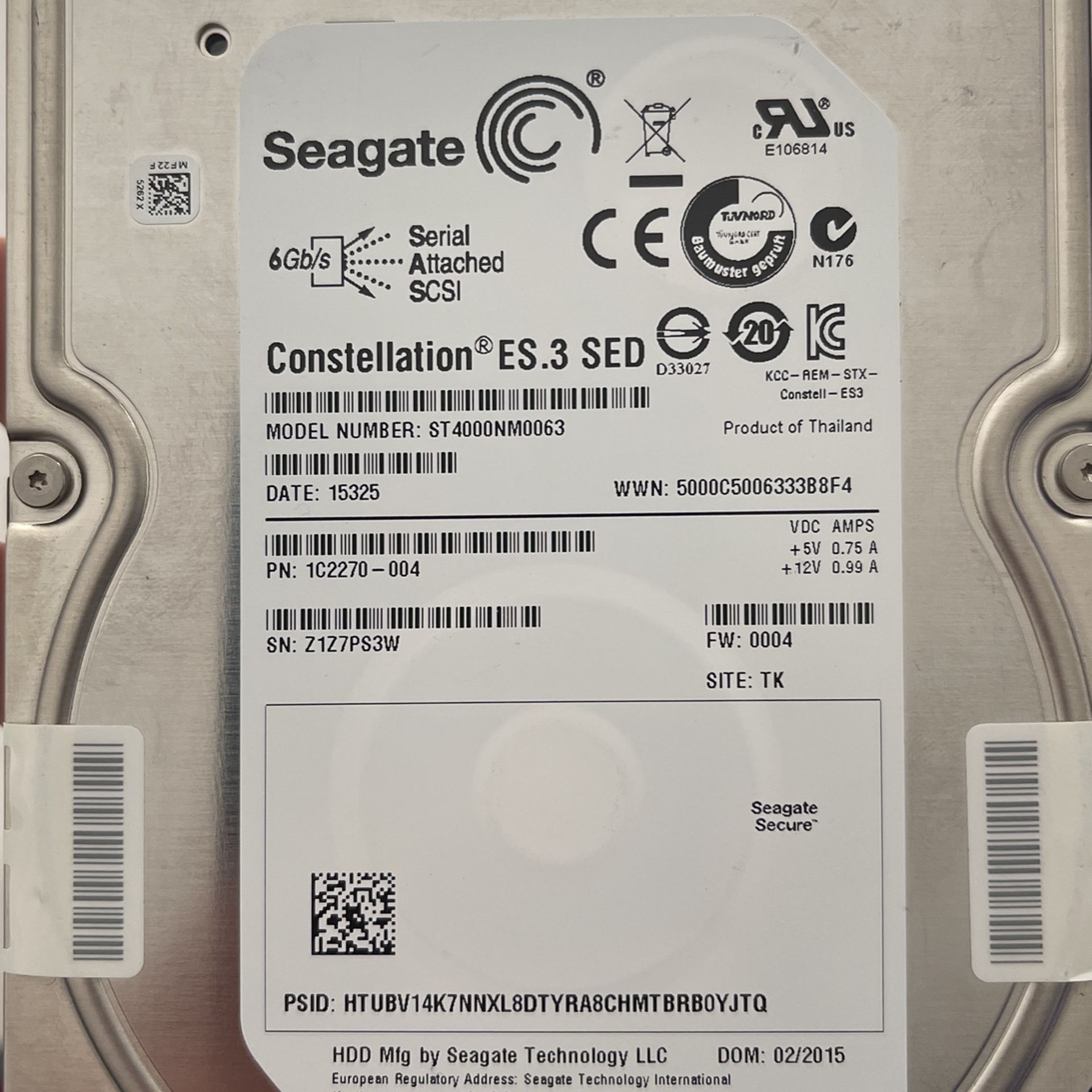 Hard Drive 4TB