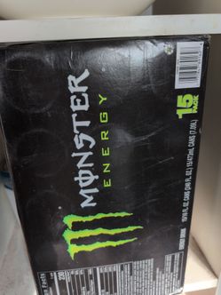 16 oz monster energy, classic flavor x21 cans