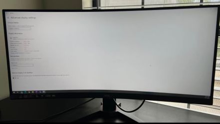 AOC 29" curved gaming monitor