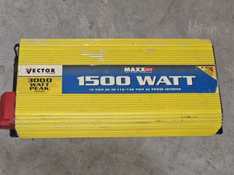 Vector 1500 Watt Power DC To AC Power Inverter