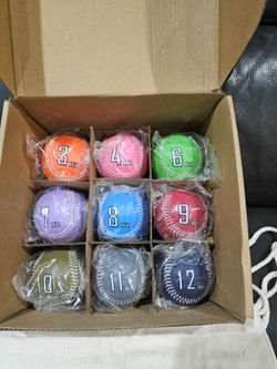 SunNordic Weighted Baseballs Set of 9