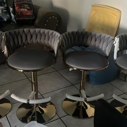 Gray Bar Stools 