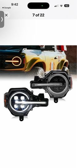 Ford Bronco LED Headlight Assembly Pair
