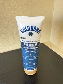 NEW Gold Bond Overnight Deep Moisturizing Body Lotion 8oz