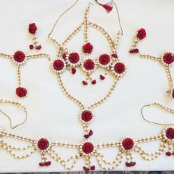 Indian Traditional Flower jewelry .
