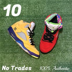 Size 10 Air Jordan 5 Retro “What The?” 💊 