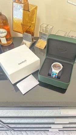 Swatch x Bape White Camo Gold BNIB A Bathing Ape Tokyo