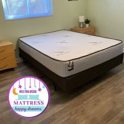 Queen Size Mattress 10” Inches Thick New From Factory Also Available in: Twin, Full, King Same Day Delivery