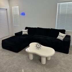 New Boneless 2-Piece Cloud Modular Sectional Sofa Couch