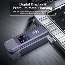 new unsealed box   Extender 4K Supported, Metal Housing, LED Display, 100FT Range, 2.4G&5G, for PC/Laptop