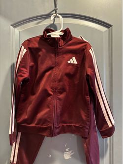 Adidas jacket and pants size 6