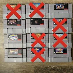 Super Nintendo Games