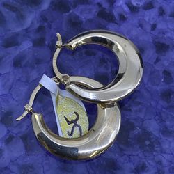 $225 Yellow Gold Hoop Earrings