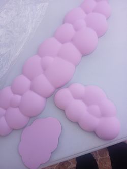 New Pink cloud wrist rest for computer