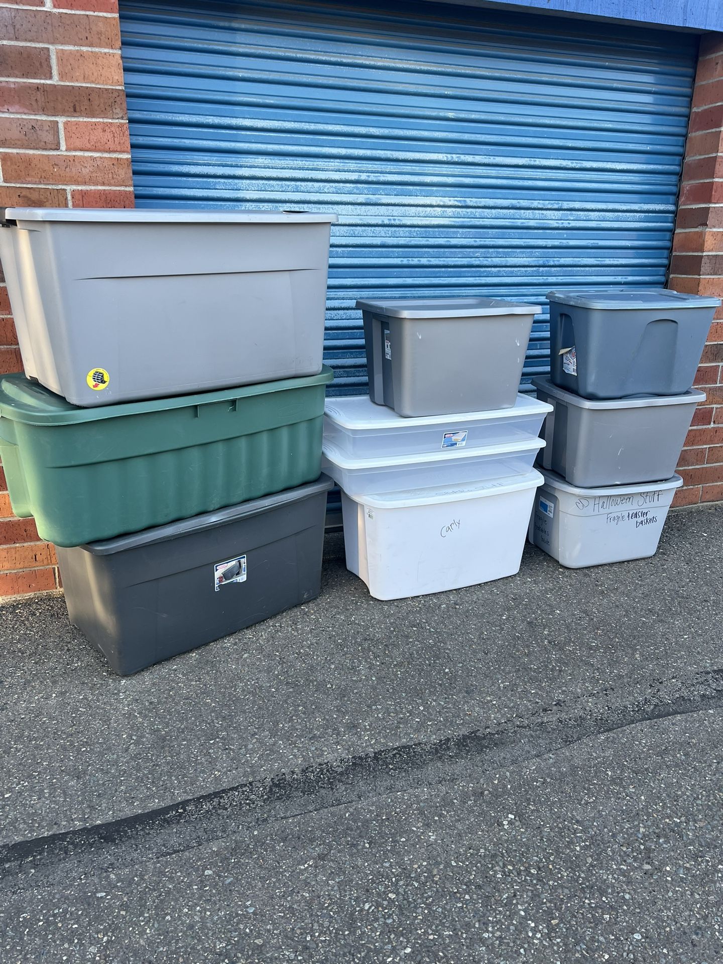 Set Of 10 Bins