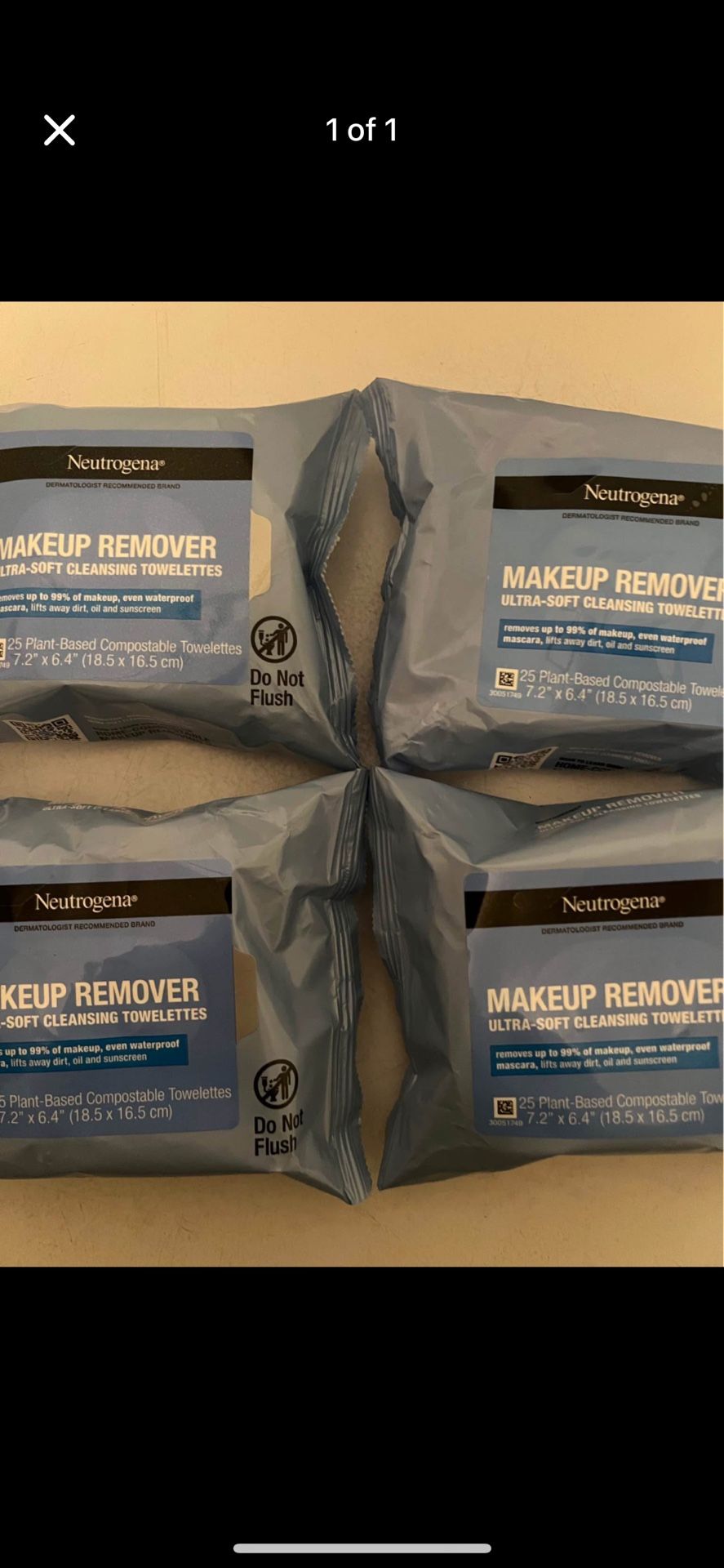 Neutrogina Makeup Remover 4/$10