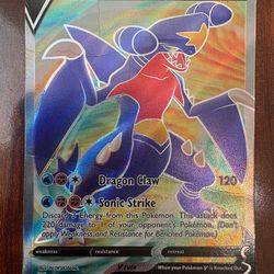 Pokemon Garchomp V 178/189 Full Art Astral Radiance Holo Damaged