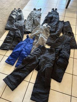 Snow Jackets, Pants, Bibs, Gloves, Goggles, Sled 