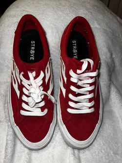 Straye shoes cherry red men size 11.5 woman size 13