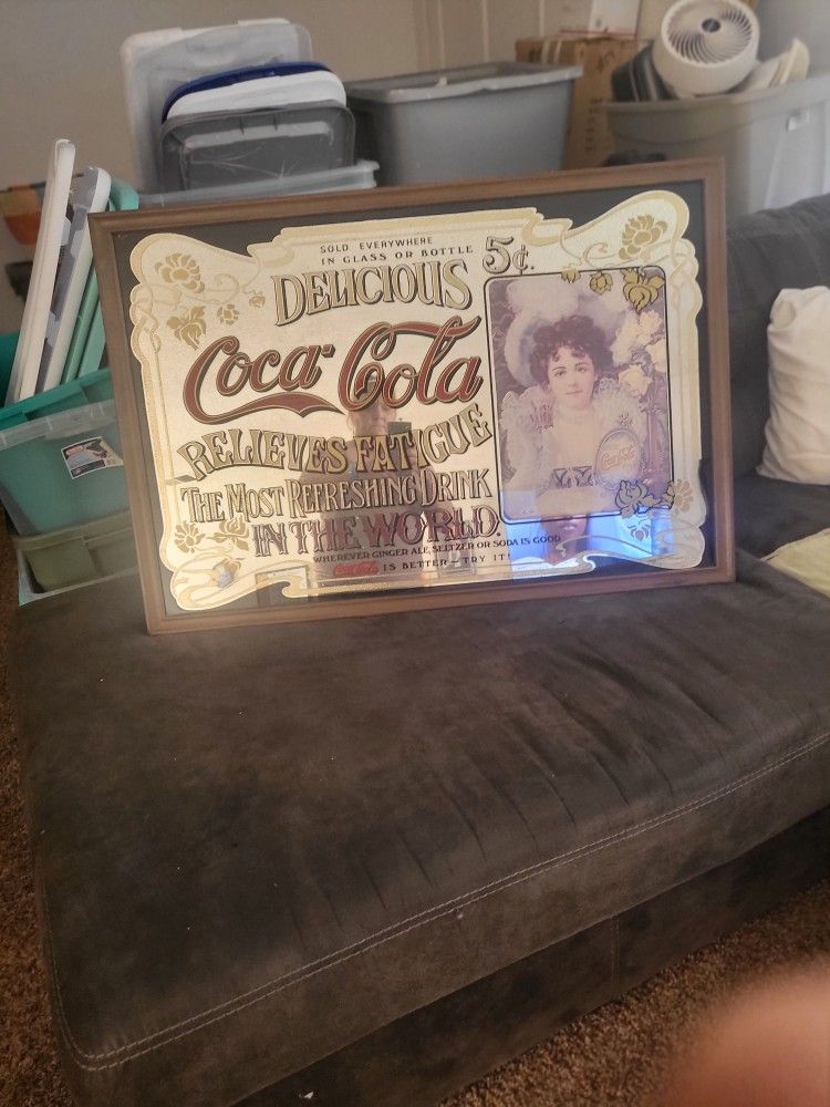LARGE COCA COLA PICTURE. PART OF COLLECTION