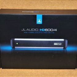 JL Audio Power Amplifier 1200 Watts 4 Channel Speaker System Amp HD600/4 🚨 Payment Options Available 🚨 No Credit Needed 🚨 