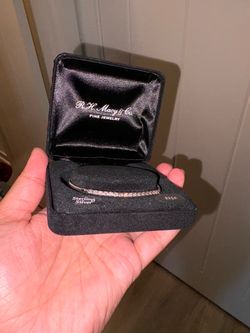 Real Natural Diamond Tennis Bracelet