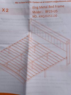 New king size bed