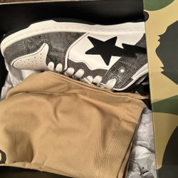 BAPE Sk8 Sta #1 ‘black Snakeskin’