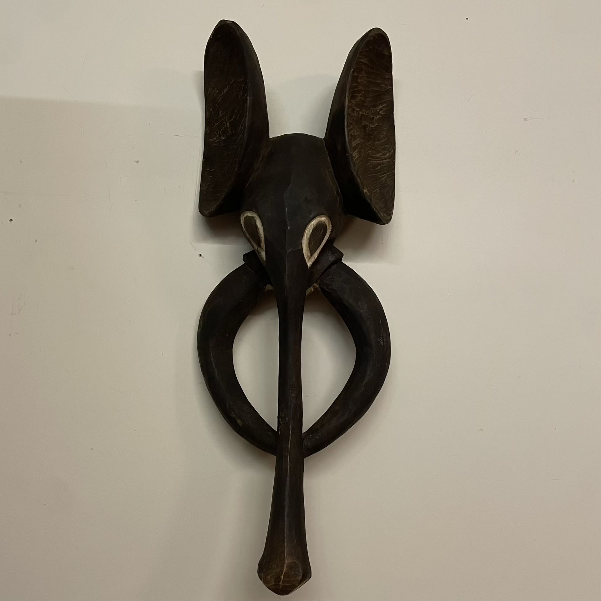 Large Babanki Wooden Elephant Wall Hanging - Many More Items In Stock!