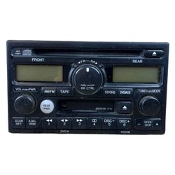 02-04 Honda Odyssey AM FM Radio CD Cassette Player OEM 39100-S0X-A500 Untested