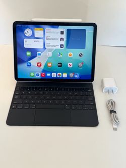 APPLE iPAD AIR 11” M3 128GB, MAGIC KEYBOARD, APPLE PENCIL, APPLECARE+ WARRANTY *LIKE NEW