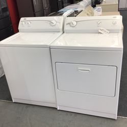 Kenmore Washer And Dryer Set. 1 year Warranty 