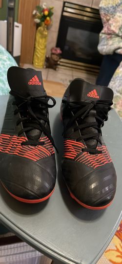 Adidas Soccer Cleats Black and orange
