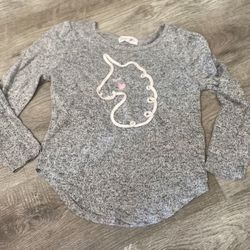 Girls 6/6x Unicorn sweater