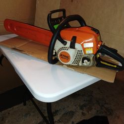 Stihl Chainsaw Ms 211c Model Chain Saw Landscape Equipment 