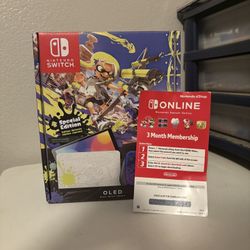 Nintendo Switch Oled Splatoon Special Editon (‼️READ DESCRIPTION ELOW‼️)