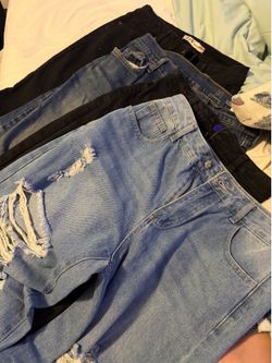 4 pairs of jeans