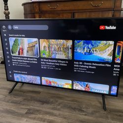 Samsung 50” Smart TV 4K UHD With New Remote Control (Note: White Mark At The Bottom Does Not Affect Functionality) $140 Firm On Price