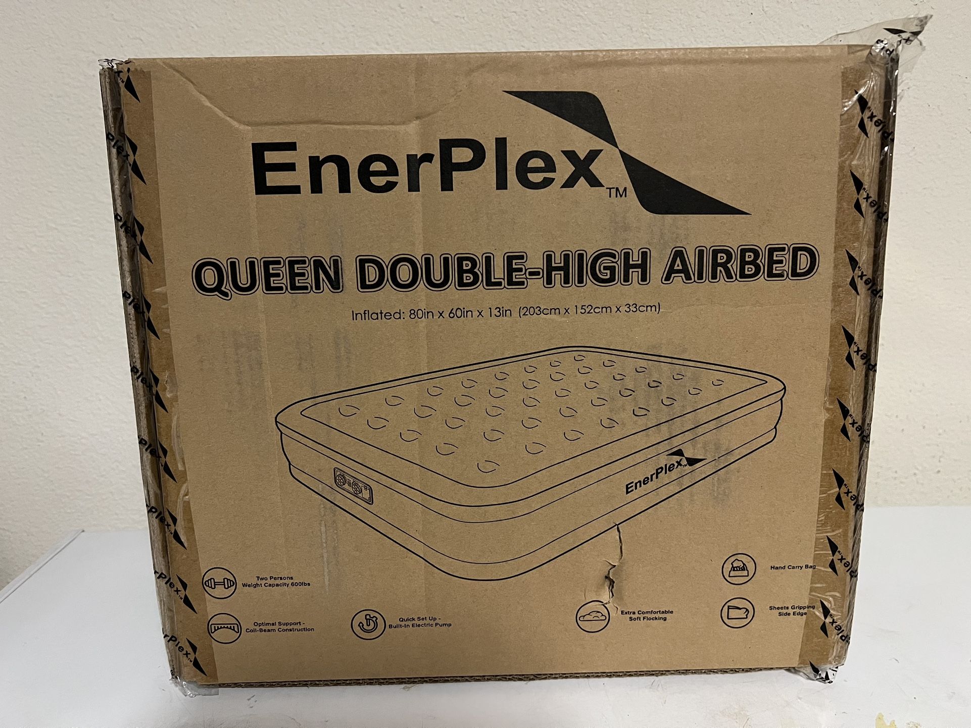 Queen Double High Air Bed, New In Box